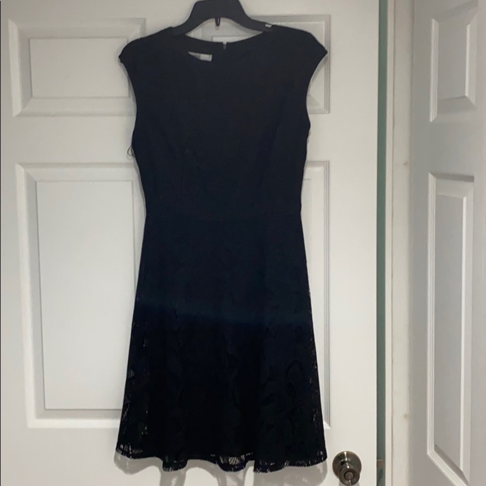 Little Black Dress with lace overlay